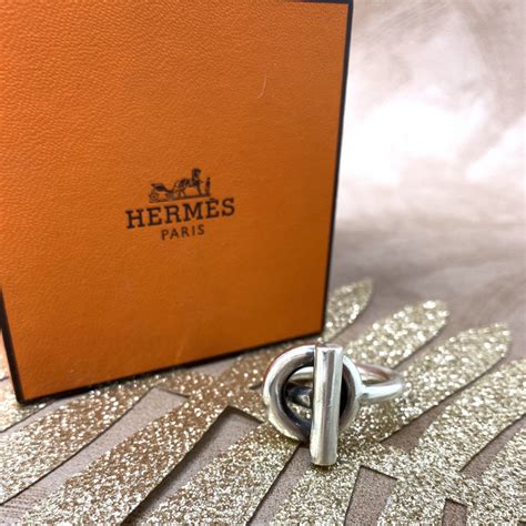 bague hermès femme croisette|hermes bagues en argent.